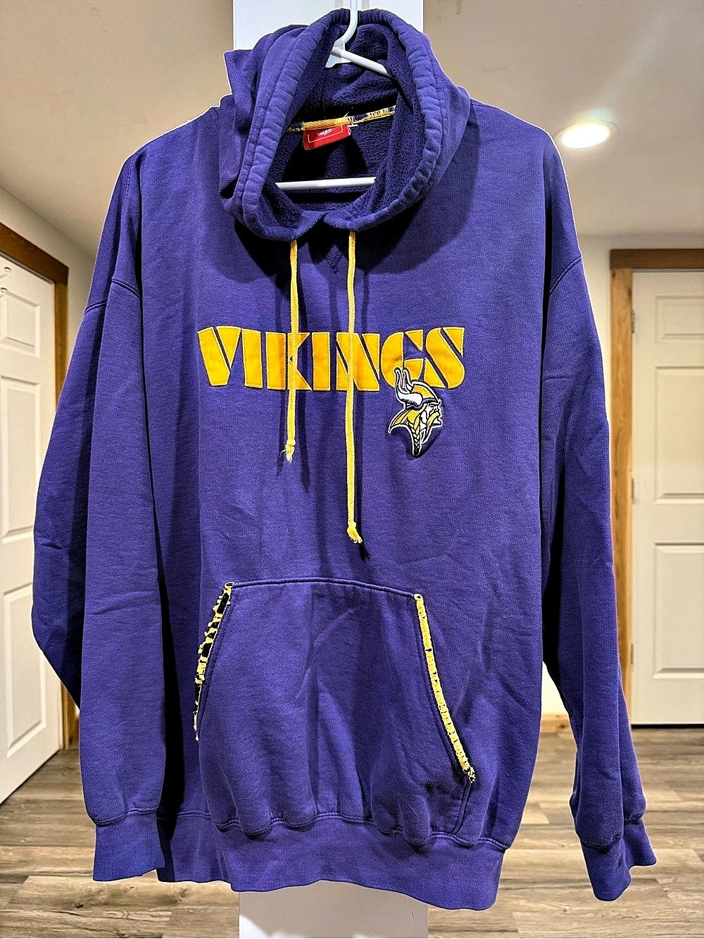 NFL Minnesota Vikings Purple Yellow Hoodie